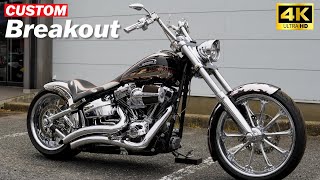 ブレイクアウトCVOカスタム‼️統一感ある塗装が魅力‼️harleydavidson ハーレーダビッドソンブレイクアウト [upl. by Zeta]