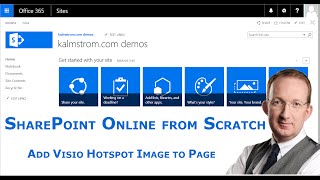 Add Visio Hotspot Image to SharePoint Page [upl. by Earla]