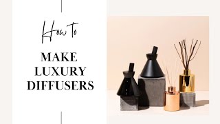 How To Make Luxury Reed Diffusers Simple Tutorial amp Different Methods [upl. by Egap]