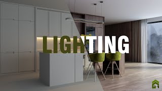 How to Create a Realistic Interior Scene in SketchUp and V Ray quotLIGHTINGquot [upl. by Eecyac74]