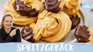 Spritzgebäck 🎅🎄 Das beste Grundrezept von Oma  Weihnachtsplätzchen Rezept ✨  Einfach Backen [upl. by Kinnie]