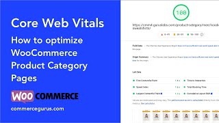 How to optimize WooCommerce Product Category Pages for Core Web Vitals [upl. by Bealle597]