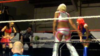 Tsukasa Fujimoto Vs Erin Angel Vs Kay Lee Ray EVE Vs Ice Ribbon 2011 [upl. by Janey]