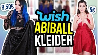 Wir testen BILLIGE ABIBALLKLEIDER von WISH 😱💸  unlikely ❤ [upl. by Regan]