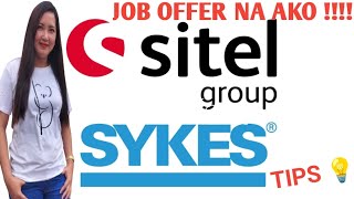 JOB OFFER NA KO KAY SITEL  SKYES  MY INITIAL  FINAL INTERVIEW QUESTIONS PLUS TIPS [upl. by Ahel230]