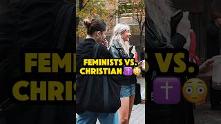 😳🤷🏼‍♀️ FEMINISTS ROAST CHRISTIAN [upl. by Eido433]