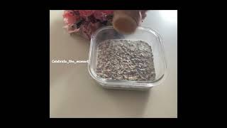 Overnight oats Oats amp Chia Seeds Breakfast food weightloss oatmeal [upl. by Clifton504]