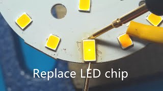 Repair LED light by replace chips [upl. by Terej]