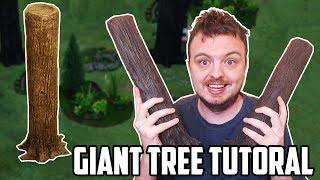 GIANT Tree Tutorial  Wargaming  DampD  Cheap amp Simple [upl. by Conlan]