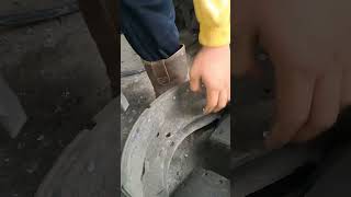 Tool rivet brake lining batubara tambang shortsvideo shortvideo [upl. by Stormy299]