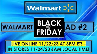 WALMART BLACK FRIDAY AD 2 112223  112423 [upl. by Atinor]