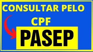 CONSULTAR PASEP PELO CPF [upl. by Doig]