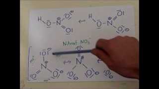 Nitrat Anion Struktur Mesomerie Formalladungen [upl. by Nhor]