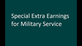 Military Service Impact on Social Security Benefits  Charting Retirement [upl. by Uot829]