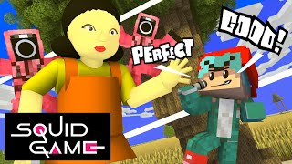 SQUID GAME VS FRIDAY NIGHT FUNKIN CHALLENGE  MINECRAFT ANIMATION [upl. by Aitenev]