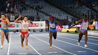 AsherSmith Wins Second European 100M Gold Medal [upl. by Menides]