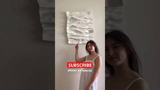 Plaster art tutorial plasterart diy [upl. by Noret]