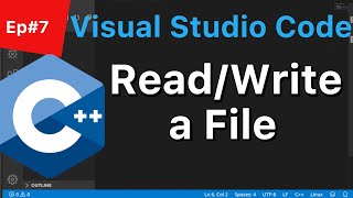 C Tutorial for Beginners 7 Visual Studio Code How to ReadWrite a File  Linux VS Code [upl. by Lau]