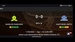 MaSundowns Vs Maritzburg Utd Match Scores [upl. by Heaps]