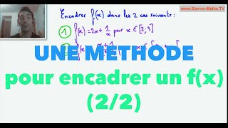 1ère S Une méthode pour encadrer un fx 22 [upl. by Christabella]