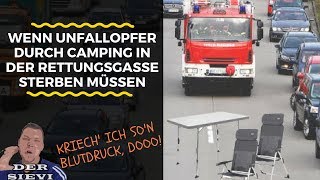 Wenn Unfallopfer durch Camping in der Rettungsgasse sterben müssen [upl. by Annawak246]