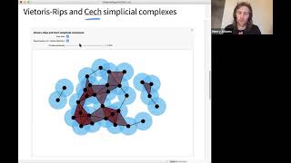 Applied topology 14 Cech and VietorisRips simplicial complexes [upl. by Zebadiah]