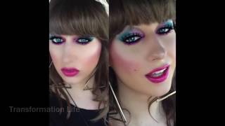 Stunning Trans Girl 2  Beautiful Transgender  Transformation Life [upl. by Ahsikat]