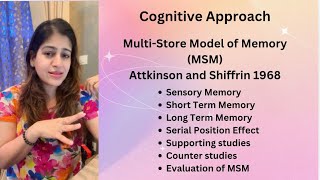 Multi Store Model of MemoryCognitive ApproachIB Psychology [upl. by Flavia]