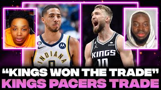 Haliburton for Sabonis Pacers vs Kings Trade Breakdown  Who Won  NBA Heated Debate 🏀🤔 [upl. by Ennovoj]