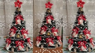 Ёлка из мишуры и конфет Рафаэлло Christmas Tree of Clinquant and Candies quotRaffaelloquot [upl. by Nnyltiak]