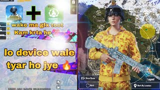 PUBG MABILL  GFX TOOL🔥💯lo device jase iPhone😵 [upl. by Arramahs]