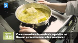 Como preparar un Bacalao al Pil Pil en 1 minuto [upl. by Publus]