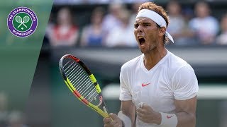 Rafael Nadal vs Juan Martin del Potro  Wimbledon 2018  Final Set Condensed Highlights [upl. by Gillead439]