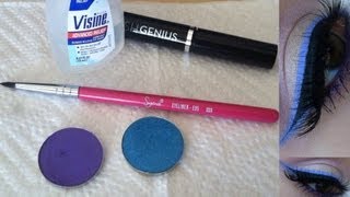 HOW TO Turn eyeshadow into eyeliner 2 ways [upl. by Bobbee]