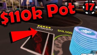 Winning at a 100000 Poker Table 30 Days in PokerStars VR Day 17 [upl. by Ahseinat]