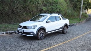 Volkswagen Saveiro Cross CD 16 2017  Teste com Emilio Camanzi [upl. by Lachance154]