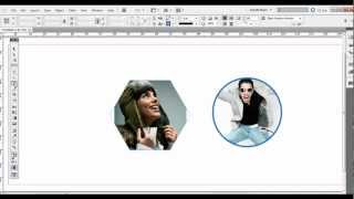 Adobe InDesign Using the Frame Tools and Shape Tools with Images [upl. by Hoo]