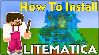 How To Download and Install Litematica  Minecraft 121 Tutorial [upl. by Oileve425]