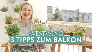 Balkon bepflanzen Mit diesen 3 Tipps klappt’s [upl. by Jorge]