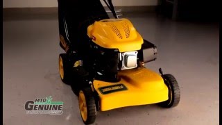 Howto Change a SelfPropelled Push Mower Belt [upl. by Llertnac]