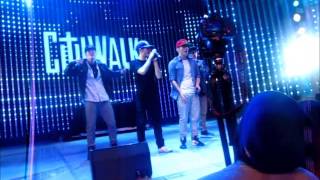 4Count Performing quotSnapbackquot City Walk [upl. by Ayiak]