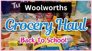 NEW WEEKLY GROCERY HAUL  WOOLWORTHS AUSTRALIA  BACK TO SCHOOL  HOMEMAKING WITH HAMPTON NOTE [upl. by Waller]