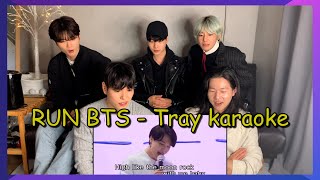 Koreans React To RUN BTS SING [upl. by Allez]