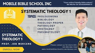 Systematic Theology 1  S32 Bibliology Part 2 Canon of the Bible [upl. by Wehtam]