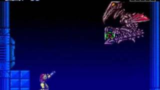 Super Metroid  Beating Ridley In Ceres Station [upl. by Areema]