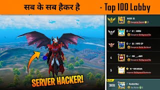 🔥Top 100 Conqueror Leaderboard Full of Hackers lobby in BGMI [upl. by Ashton]