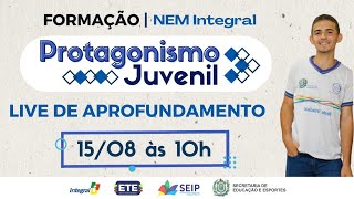 Live de Aprofundamento Protagonismo Juvenil [upl. by Greenleaf174]