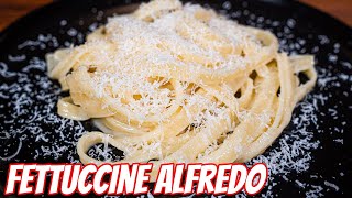 Authentic Fettuccine Alfredo Only Needs 3 Ingredients [upl. by Melburn]