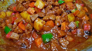 Mas Masarap pala Pag Ganitong Style ang Gawin mo sa Menudo Panghandaan Recipe [upl. by Solrak]