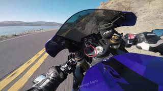 Yamaha r1 cruising along the coast [upl. by Alex]